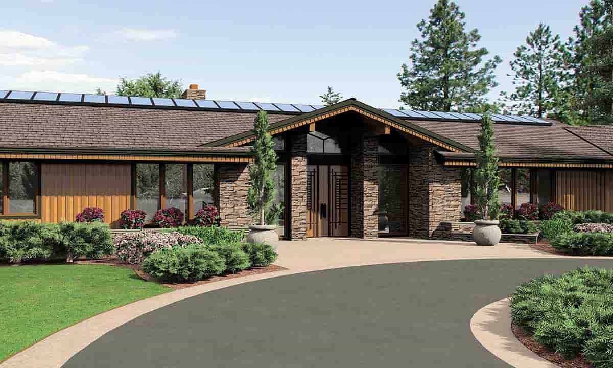 Contemporary, Craftsman, Farmhouse House Plan 81261 with 5 Beds, 6 Baths, 3 Car Garage Picture 1