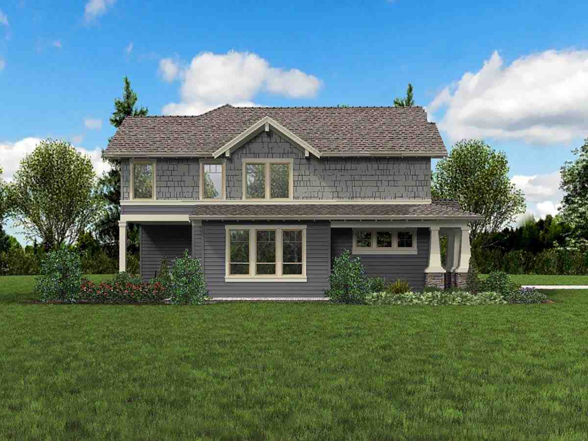 Craftsman House Plan 81265 with 3 Beds, 3 Baths, 2 Car Garage Picture 2