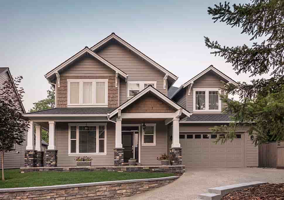 Craftsman House Plan 81265 with 3 Beds, 3 Baths, 2 Car Garage Picture 3