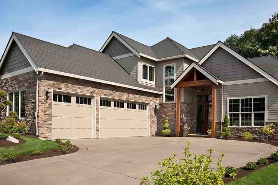 Craftsman, Traditional House Plan 81267 with 4 Beds, 4 Baths, 3 Car Garage Picture 4