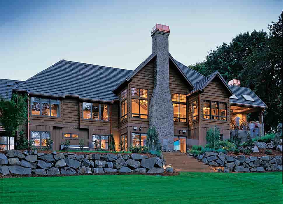 Craftsman, Tuscan House Plan 81271 with 4 Beds, 5 Baths, 4 Car Garage Picture 3