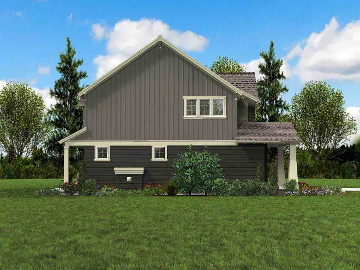 Bungalow, Cottage, Craftsman House Plan 81286 with 3 Beds, 3 Baths, 2 Car Garage Picture 2