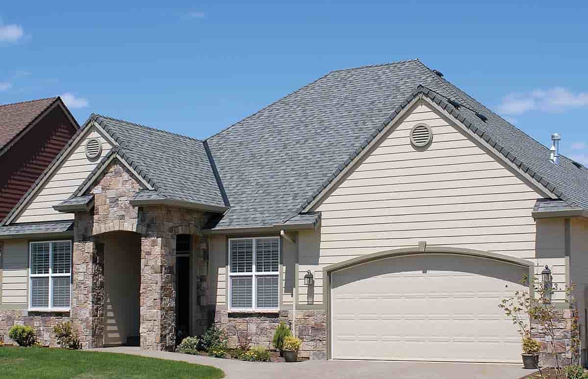 Bungalow, European House Plan 81295 with 3 Beds, 3 Baths, 2 Car Garage Picture 1