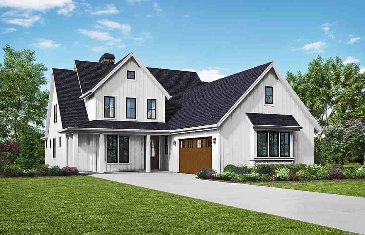 Traditional House Plan 81296 with 3 Beds, 3 Baths, 2 Car Garage Picture 1
