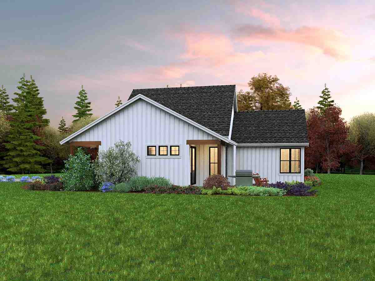Contemporary, Farmhouse, Ranch House Plan 81310 with 3 Beds, 2 Baths, 2 Car Garage Picture 1