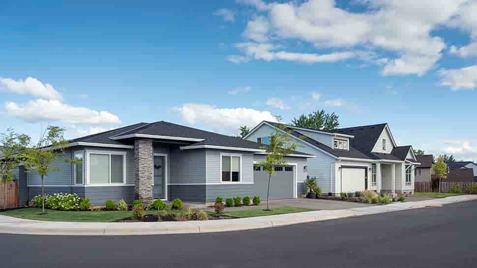 Prairie, Ranch House Plan 81312 with 3 Beds, 2 Baths, 2 Car Garage Picture 2