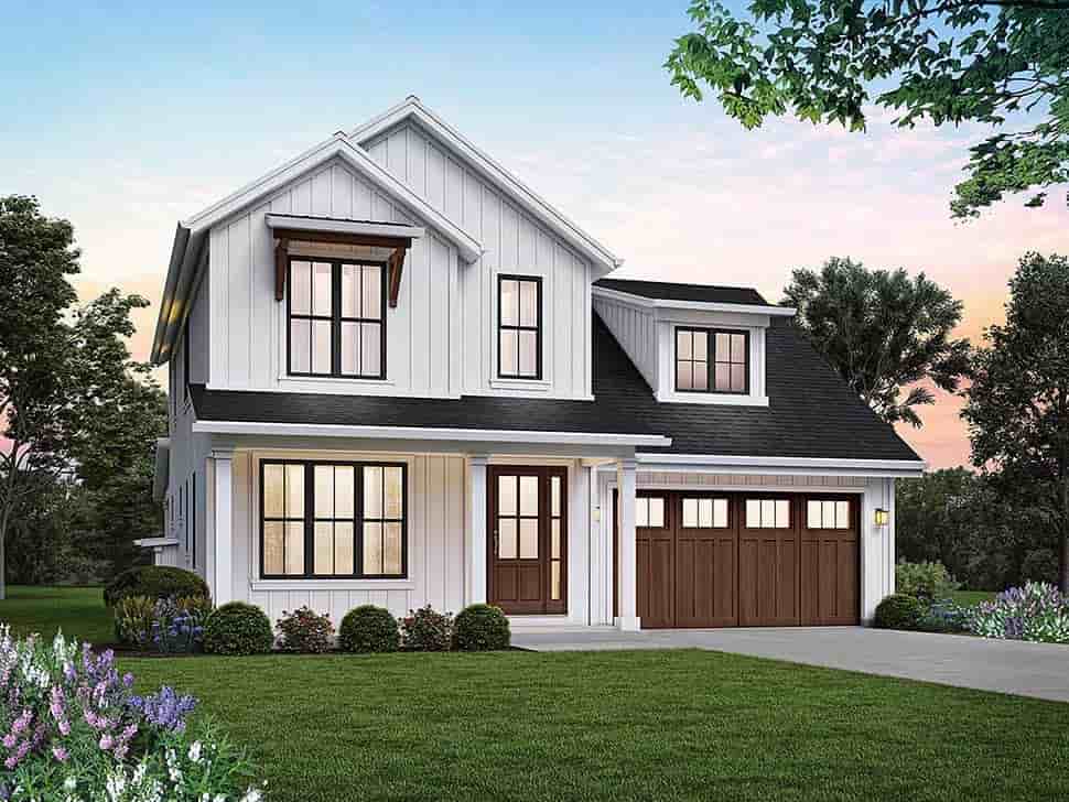 Craftsman, Farmhouse House Plan 81314 with 4 Beds, 3 Baths, 2 Car Garage Picture 1