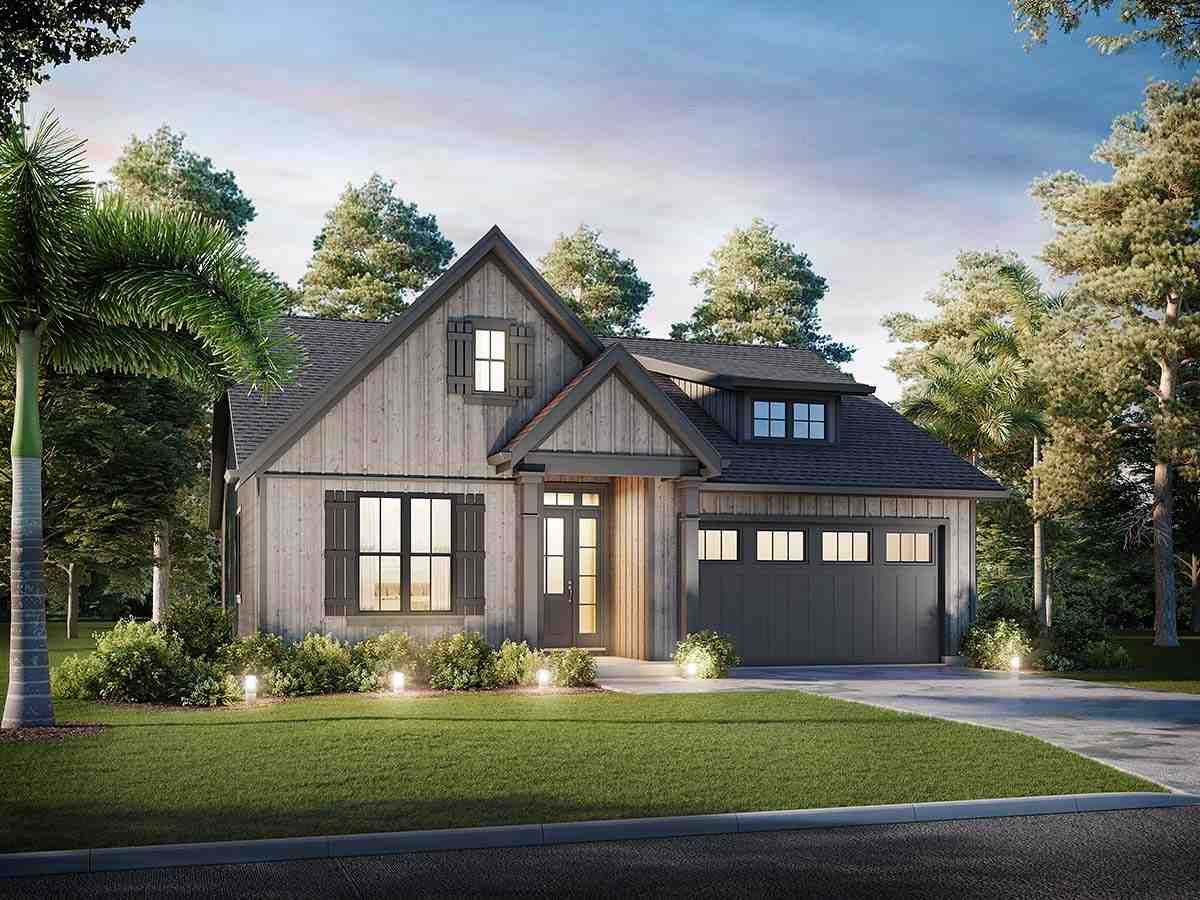 Craftsman, Farmhouse House Plan 81318 with 3 Beds, 2 Baths, 2 Car Garage Picture 1