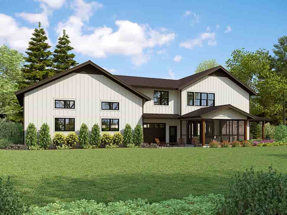 Barndominium House Plan 81391 with 3 Beds, 4 Baths, 6 Car Garage Picture 2