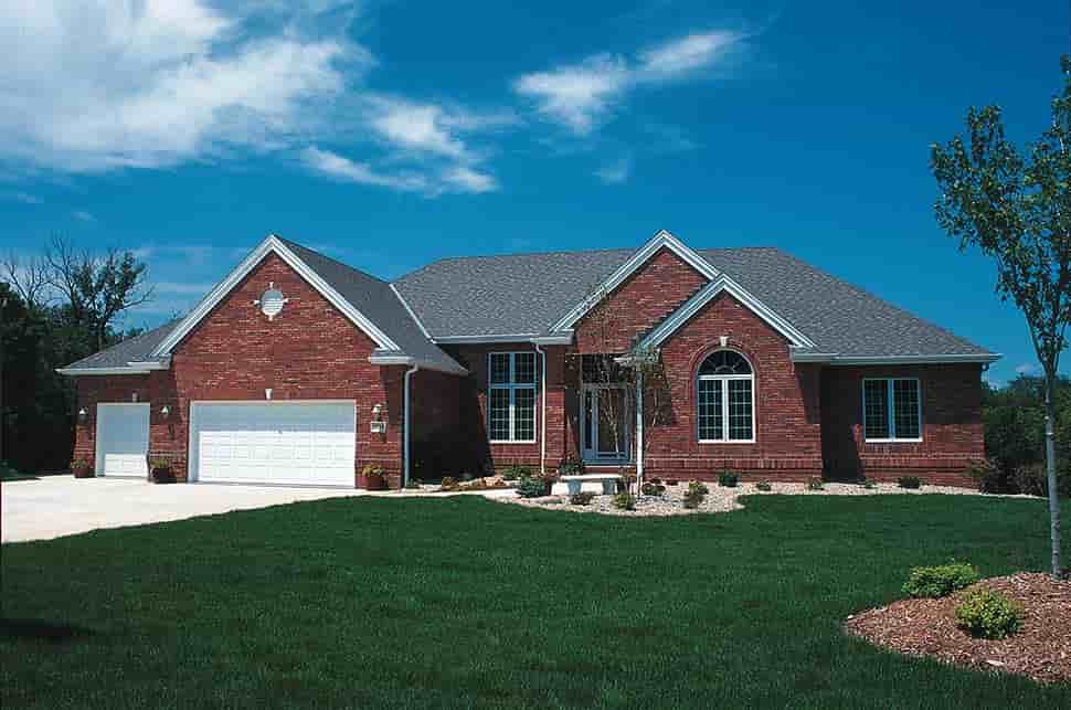 Traditional House Plan 81440 with 2 Beds, 2 Baths, 3 Car Garage Picture 3