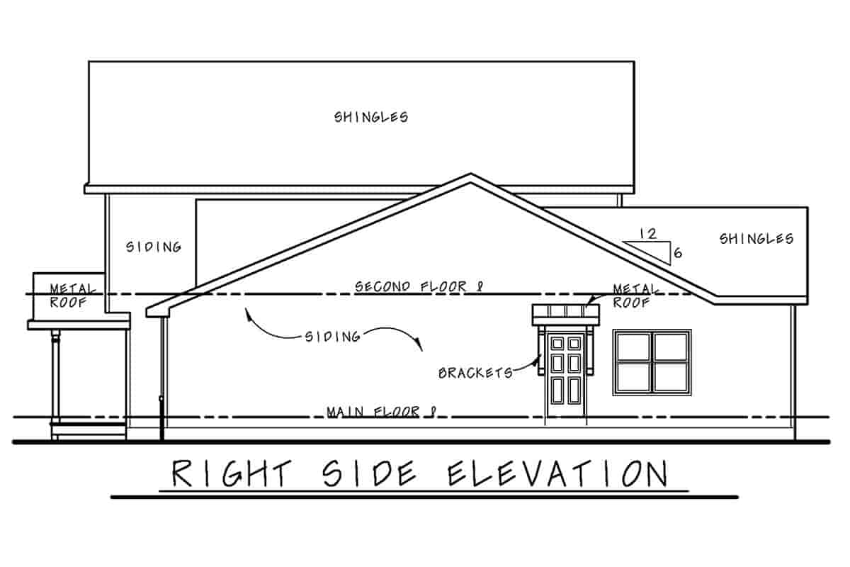 Traditional House Plan 81452 with 4 Beds, 4 Baths, 2 Car Garage Picture 1