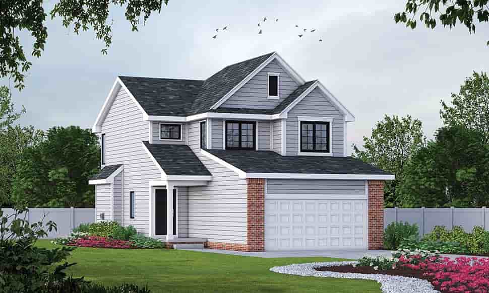 Traditional House Plan 81456 with 3 Beds, 3 Baths, 2 Car Garage Picture 3