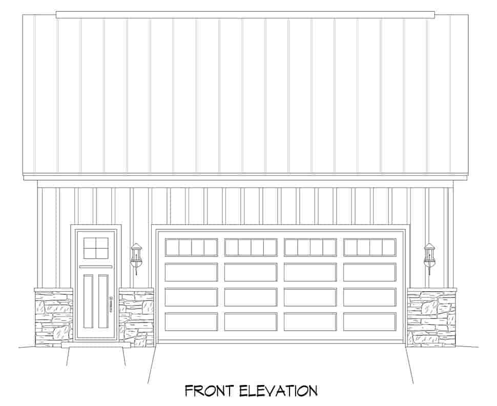 Country, Ranch 2 Car Garage Plan 81515 Picture 3