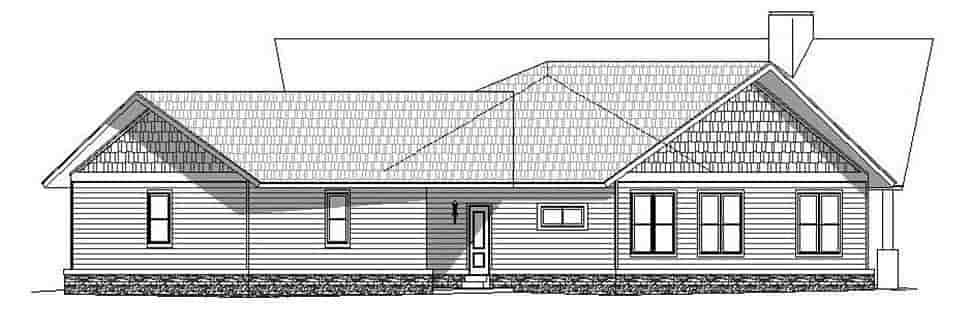 Bungalow, Country, Craftsman, Ranch, Traditional House Plan 81525 with 3 Beds, 3 Baths, 2 Car Garage Picture 1