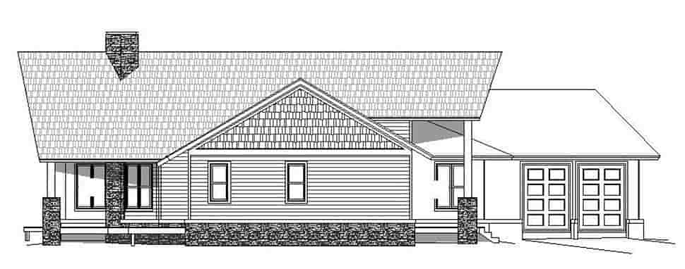 Bungalow, Country, Craftsman, Ranch, Traditional House Plan 81525 with 3 Beds, 3 Baths, 2 Car Garage Picture 2