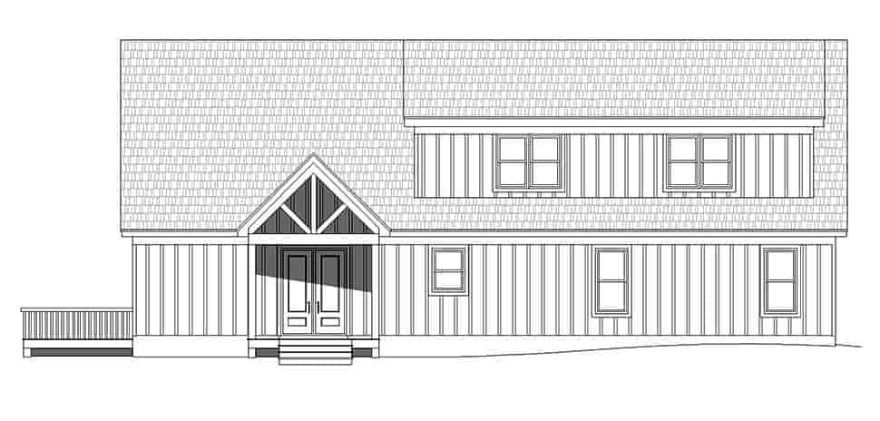 Cabin, Country, Prairie, Ranch, Traditional House Plan 81550 with 3 Beds, 3 Baths, 2 Car Garage Picture 3