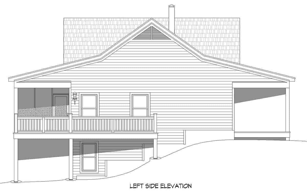 Country, Farmhouse, Ranch, Traditional House Plan 81551 with 2 Beds, 2 Baths Picture 2