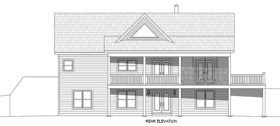 Country, Farmhouse, Ranch, Traditional House Plan 81551 with 2 Beds, 2 Baths Picture 4