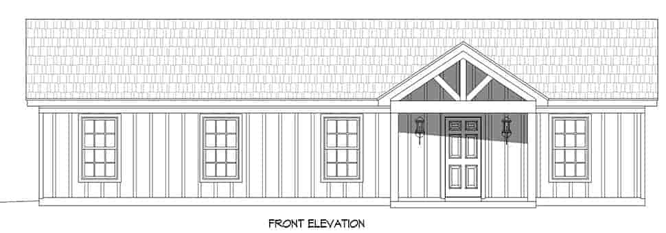 Country, Farmhouse, Ranch, Traditional House Plan 81554 Picture 3