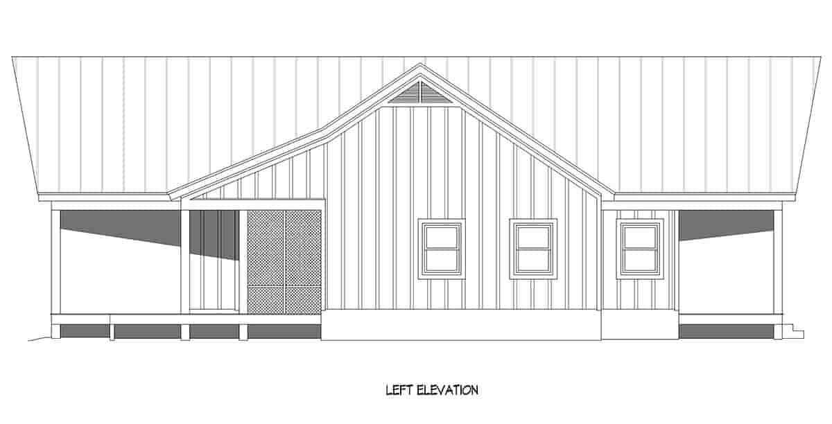 Country, Traditional House Plan 81562 with 2 Beds, 2 Baths Picture 2