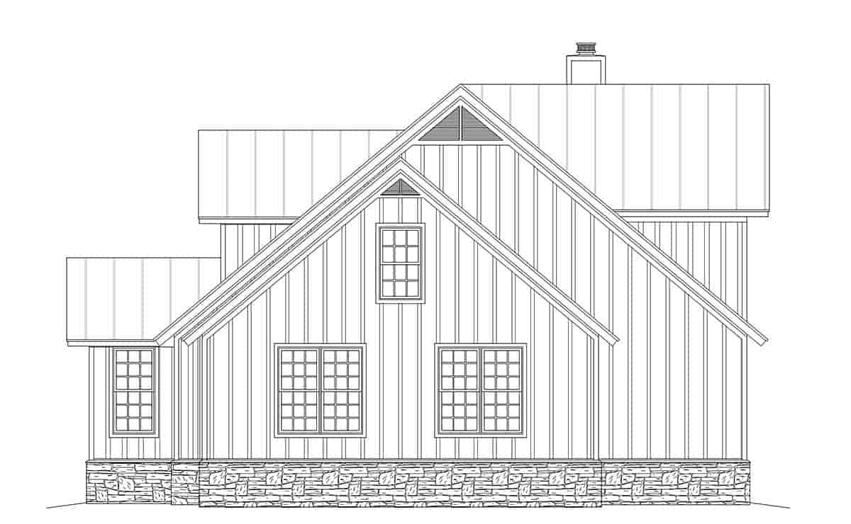Country, Farmhouse, Traditional House Plan 81570 with 3 Beds, 3 Baths, 3 Car Garage Picture 1