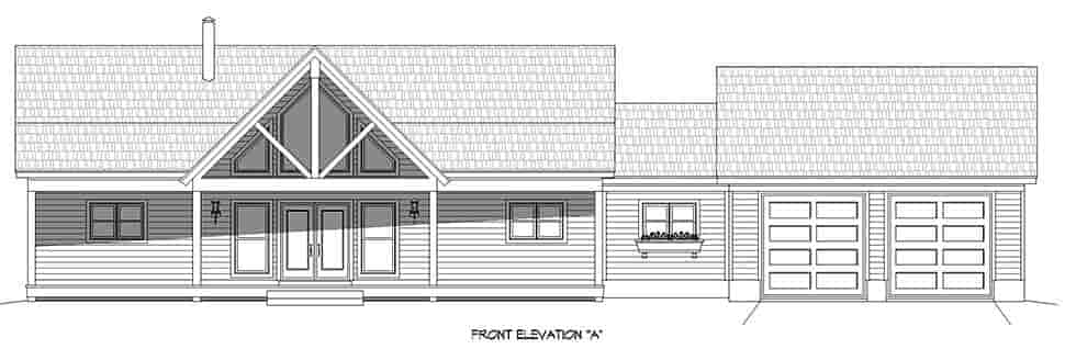 Country, Farmhouse, Traditional House Plan 81595 with 3 Beds, 3 Baths, 2 Car Garage Picture 3