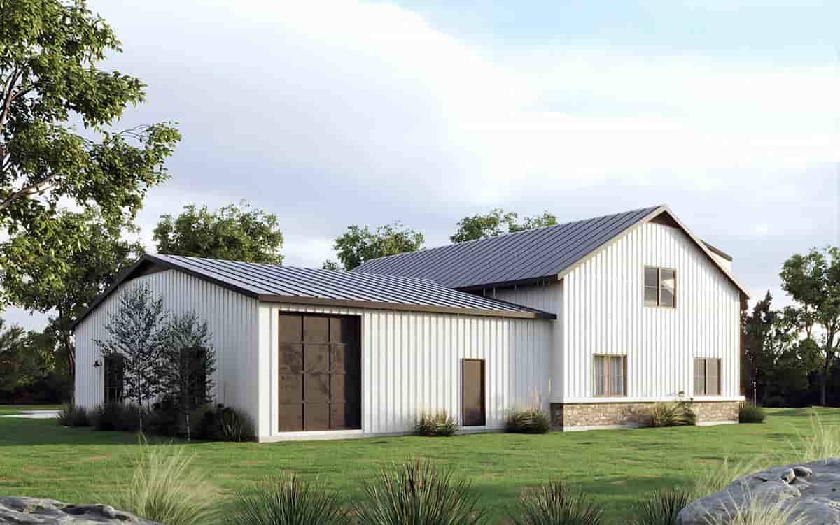 Barndominium House Plan 81639 with 3 Beds, 3 Baths, 2 Car Garage Picture 1