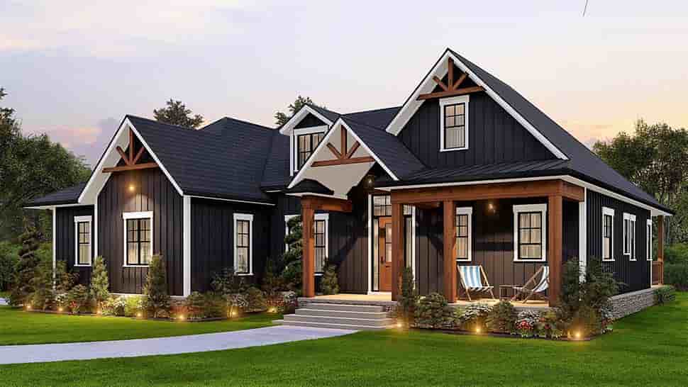 Farmhouse House Plan 81641 with 3 Beds, 3 Baths, 2 Car Garage Picture 13