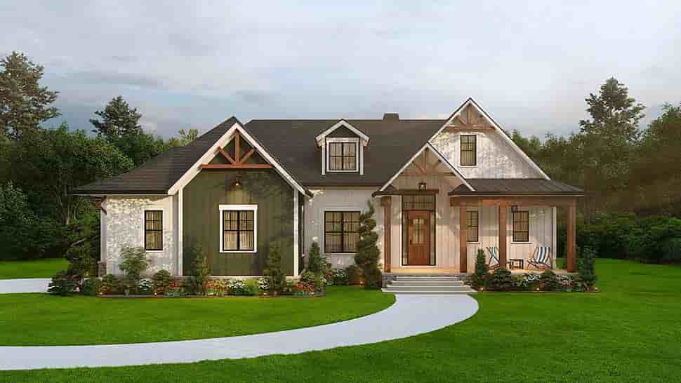 Farmhouse House Plan 81641 with 3 Beds, 3 Baths, 2 Car Garage Picture 9
