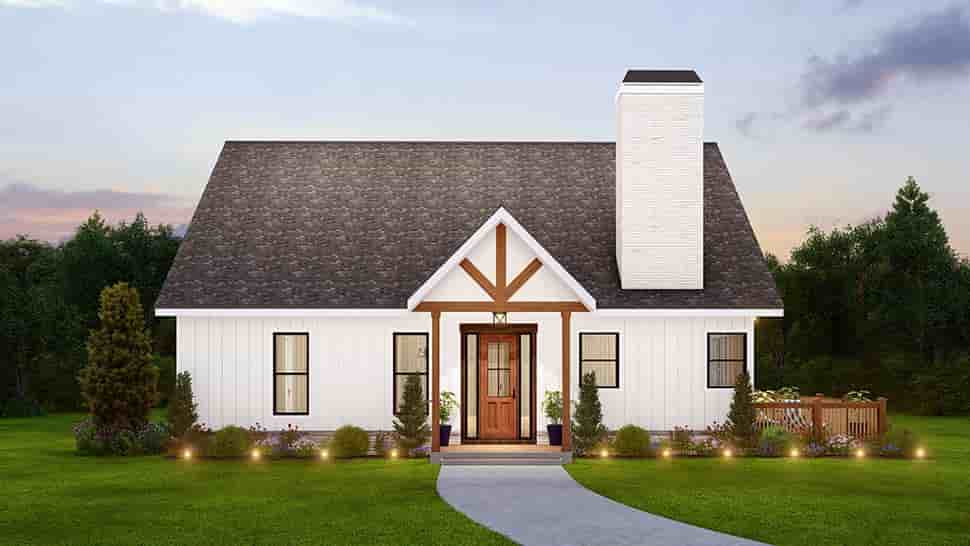 Farmhouse House Plan 81642 with 5 Beds, 4 Baths Picture 11