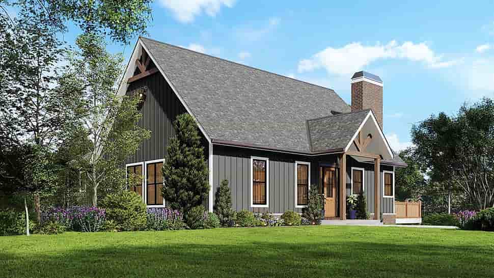 Farmhouse House Plan 81642 with 5 Beds, 4 Baths Picture 3
