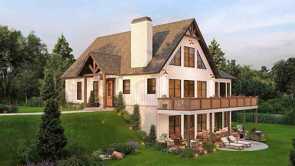 Farmhouse House Plan 81642 with 5 Beds, 4 Baths Picture 6