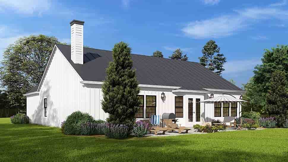 Farmhouse, Ranch, Traditional House Plan 81643 with 3 Beds, 2 Baths, 2 Car Garage Picture 4