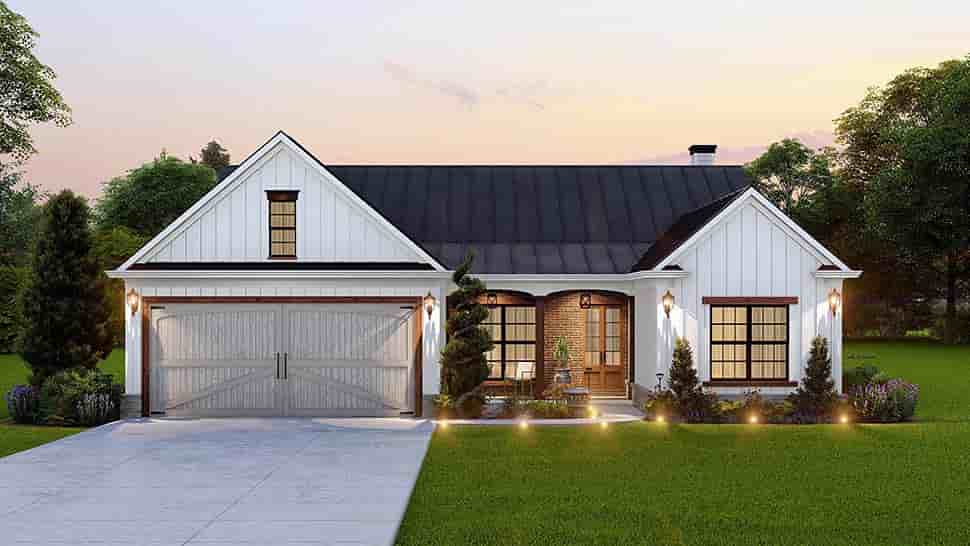 Farmhouse, Ranch, Traditional House Plan 81643 with 3 Beds, 2 Baths, 2 Car Garage Picture 6