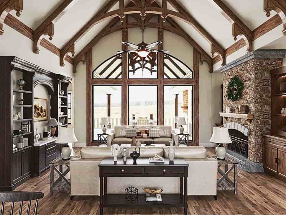 Craftsman, Ranch, Traditional House Plan 81656 with 3 Beds, 4 Baths, 3 Car Garage Picture 7