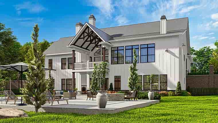 Country, Craftsman House Plan 81660 with 3 Beds, 5 Baths, 2 Car Garage Picture 5