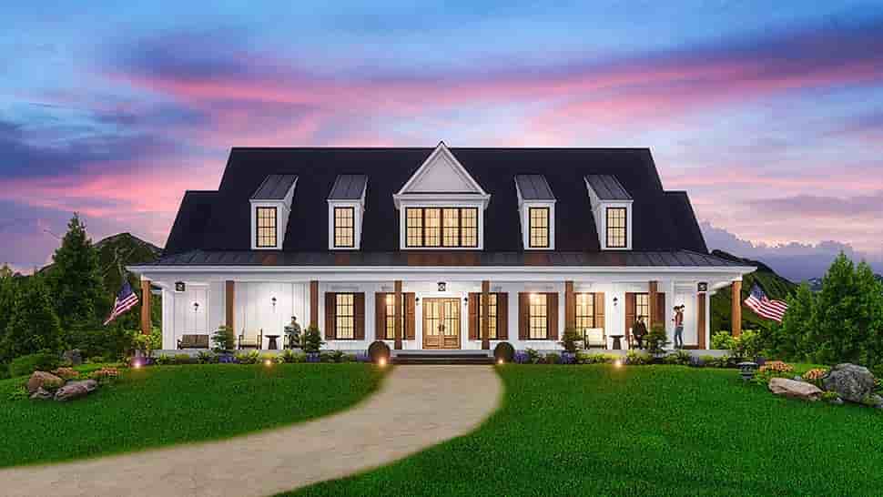 Country, Farmhouse House Plan 81663 with 3 Beds, 4 Baths, 2 Car Garage Picture 11