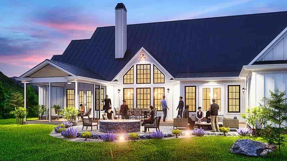 Country, Farmhouse House Plan 81663 with 3 Beds, 4 Baths, 2 Car Garage Picture 14