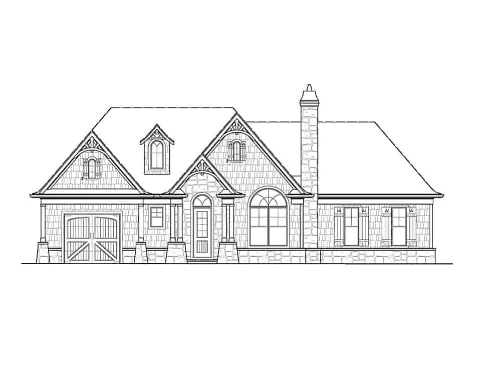 Cottage, Craftsman, Ranch, Traditional House Plan 81676 with 2 Beds, 2 Baths, 1 Car Garage Picture 15