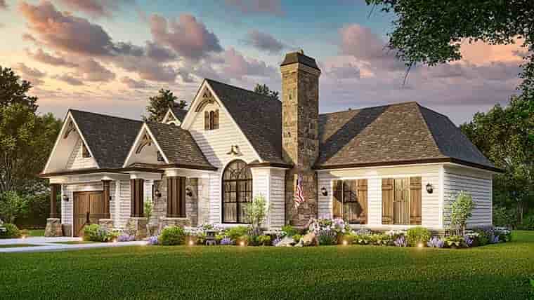 Cottage, Craftsman, Ranch, Traditional House Plan 81676 with 2 Beds, 2 Baths, 1 Car Garage Picture 5