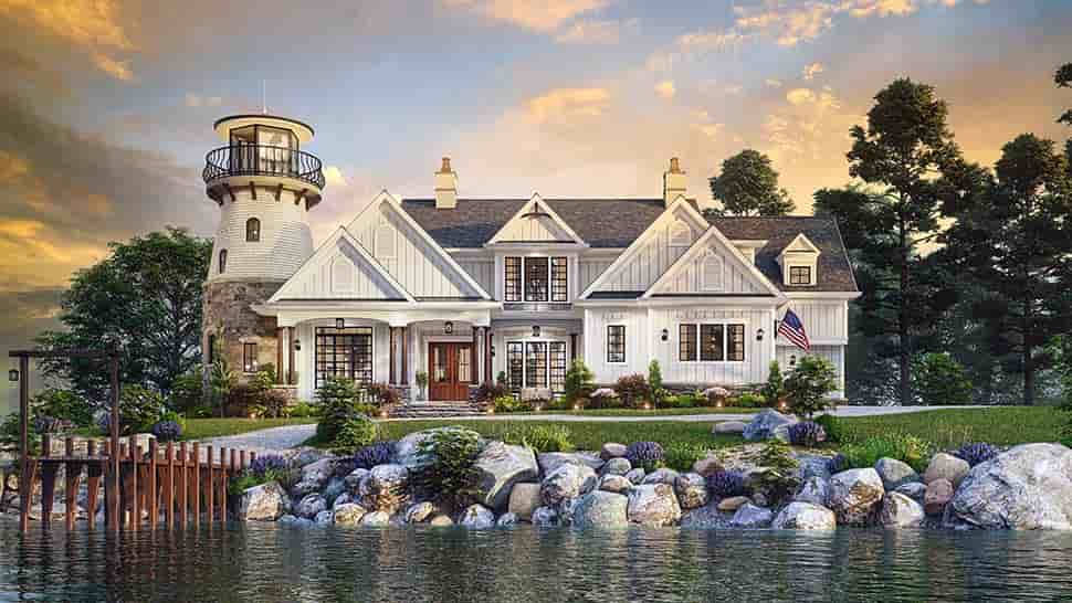 Coastal, Contemporary, Country, Craftsman, Farmhouse House Plan 81678 with 5 Beds, 5 Baths, 2 Car Garage Picture 7