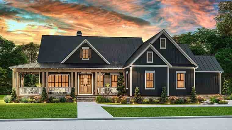 Craftsman, Ranch House Plan 81687 with 3 Beds, 3 Baths, 2 Car Garage Picture 5