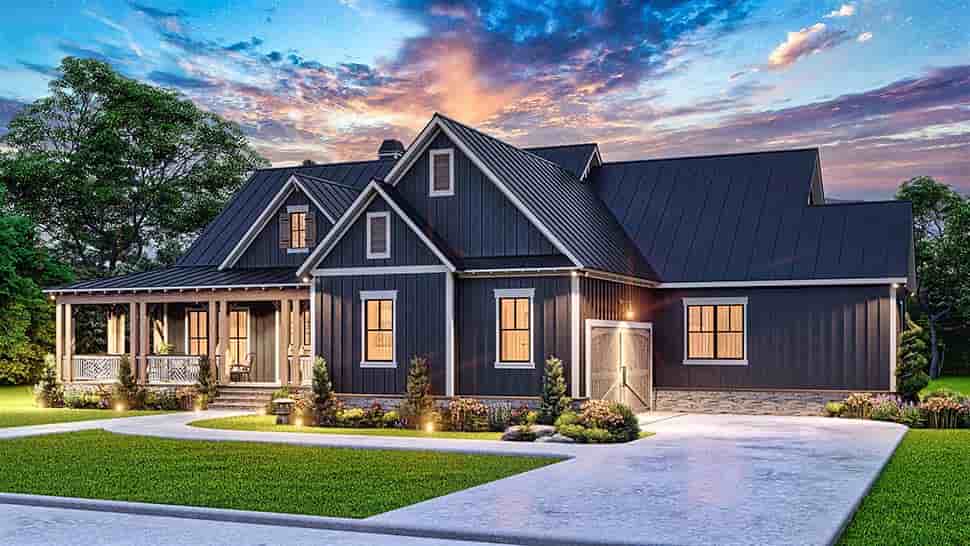 Craftsman, Ranch House Plan 81687 with 3 Beds, 3 Baths, 2 Car Garage Picture 8