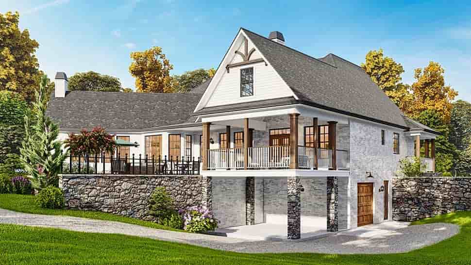 Craftsman, Ranch, Traditional House Plan 81689 with 3 Beds, 3 Baths, 2 Car Garage Picture 4