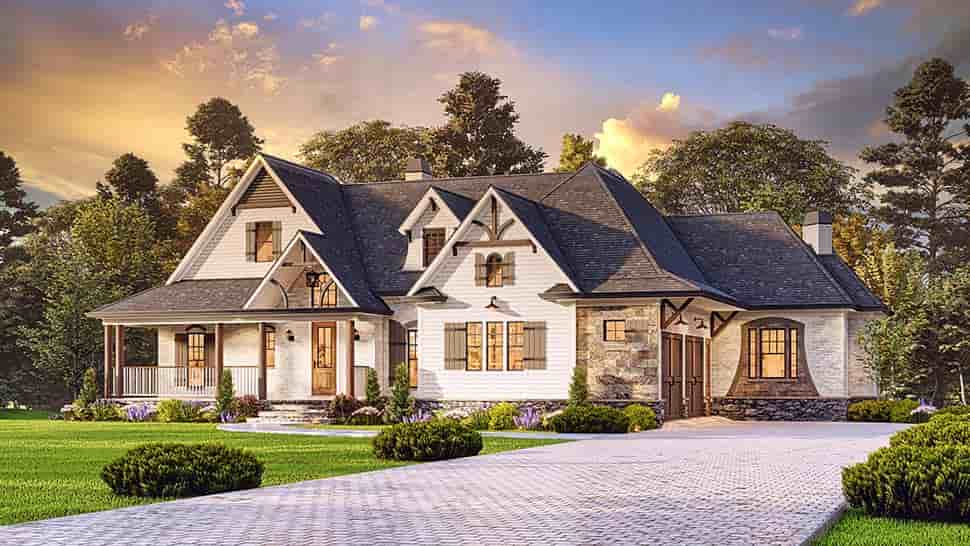 Craftsman, Ranch, Traditional House Plan 81689 with 3 Beds, 3 Baths, 2 Car Garage Picture 8