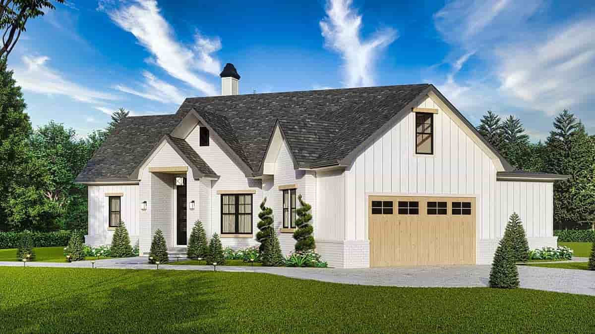 Country, Craftsman, Traditional House Plan 81694 with 3 Beds, 2 Baths, 2 Car Garage Picture 1