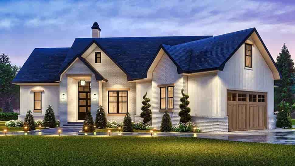 Country, Craftsman, Traditional House Plan 81694 with 3 Beds, 2 Baths, 2 Car Garage Picture 7