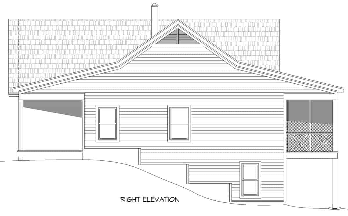 Country, Farmhouse, Ranch, Traditional House Plan 81716 with 2 Beds, 2 Baths Picture 1