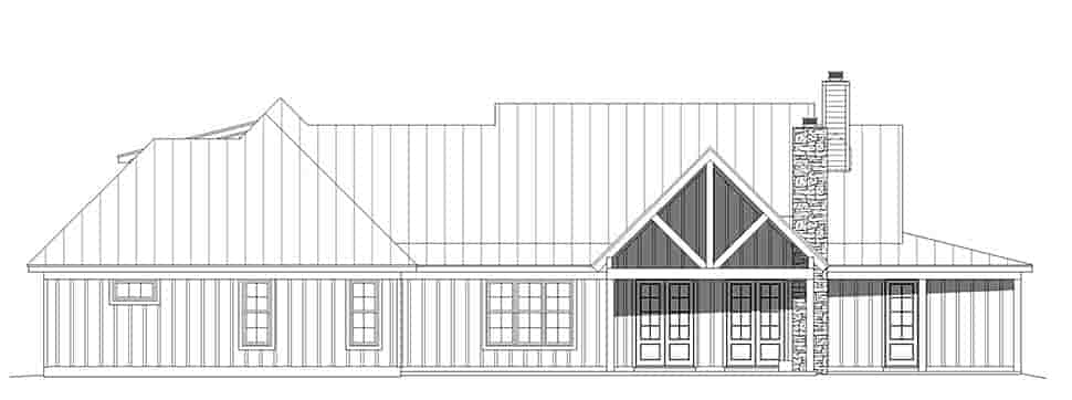 European, French Country, Ranch House Plan 81724 with 2 Beds, 4 Baths, 3 Car Garage Picture 4