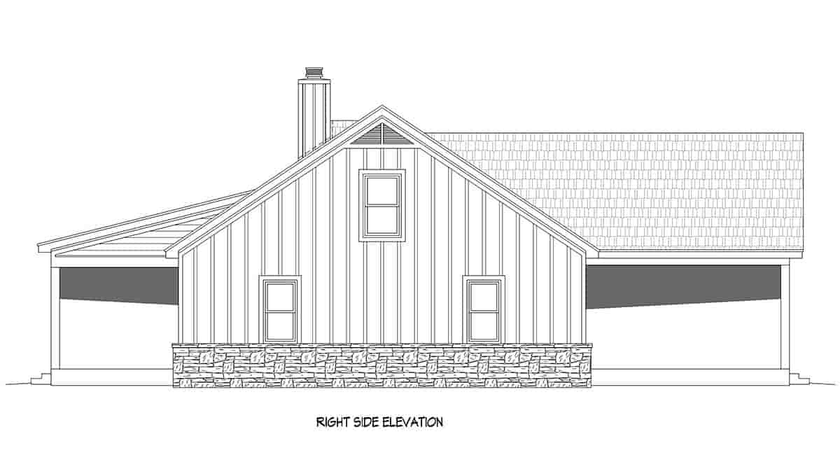 Country, Ranch, Traditional House Plan 81755 with 3 Beds, 3 Baths, 2 Car Garage Picture 1